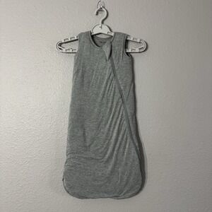 Mosebears 2.5 TOG Baby 0-6 Months Gray Bamboo Sleep Sack Wearable Blanket